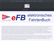 Tablet Screenshot of kanu-efb.de